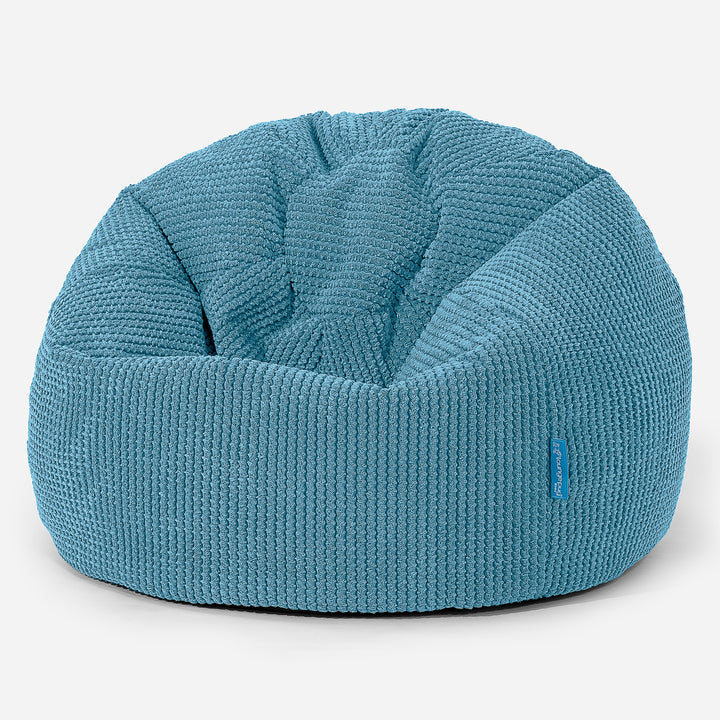 Klassisk Sittsäck Stol Barn 1-5 år - Pom-pom Turkos 01