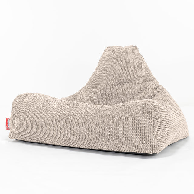 Sittsäck Lounge - Pom-pom Elfenbensvit 01