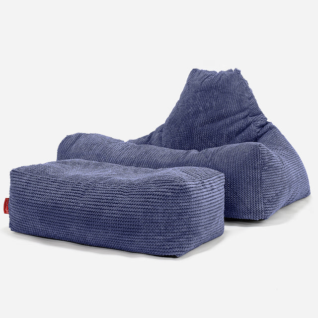 Sittsäck Lounge - Pom-pom Lila 02
