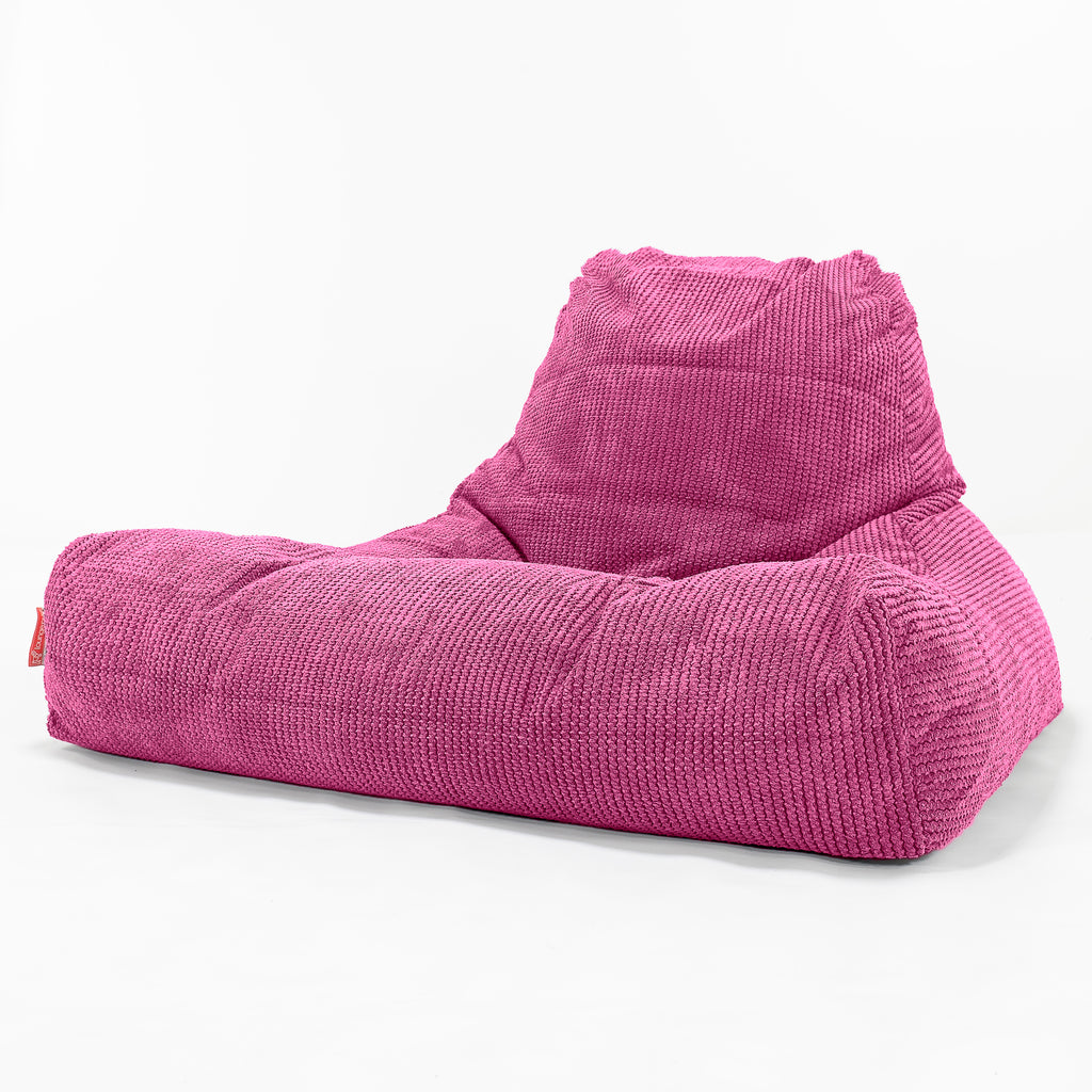 Soffa Lounge XXL Sittsäck - Pom-pom Rosa 01