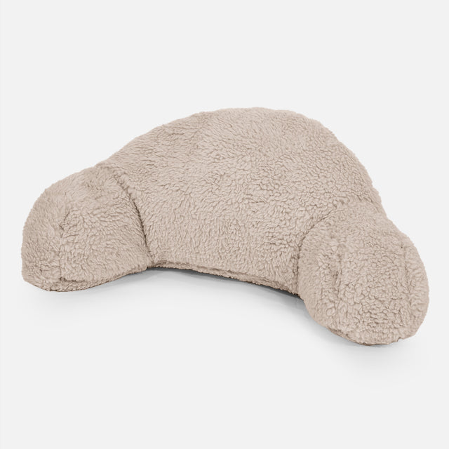 Läskudde med Högt Ryggstöd för Barn - Teddy-fuskpäls Minkbrun 01