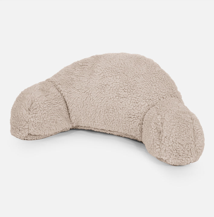 Läskudde med Högt Ryggstöd för Barn - Teddy-fuskpäls Minkbrun 01