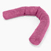Cylinderkudde XXL - Pom-pom Rosa 01