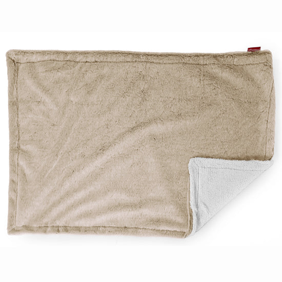 Sherpafilt - Fuskkaninpäls Gyllenbrun 03