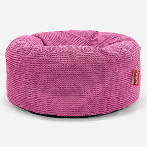 Sittpuff Rund - Pom-pom Rosa