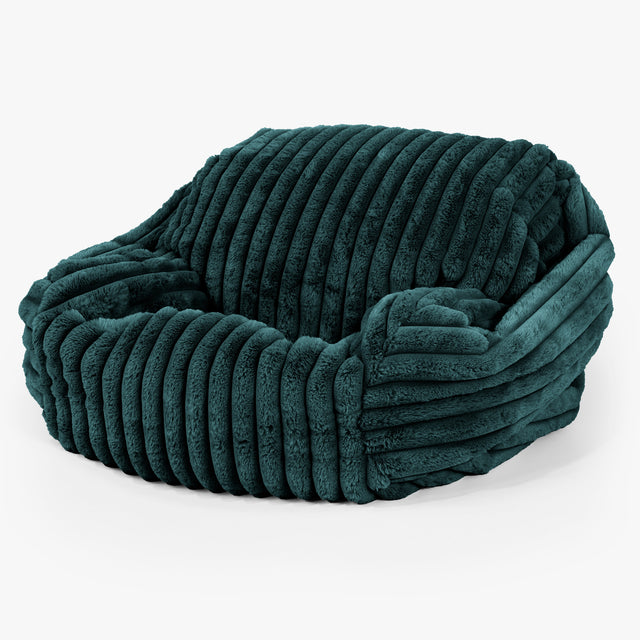 Sabine Saccosäckstol - Ultraplyschmanchestertyg Teal 02