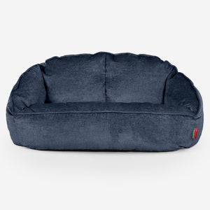 Saccosäck Soffa Bubble - Chenille Marinblå