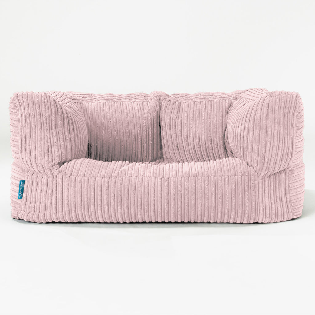 Albert Barnsoffa Saccosäck 2-6 år - Klassisk Manchestertyg Rosa 01