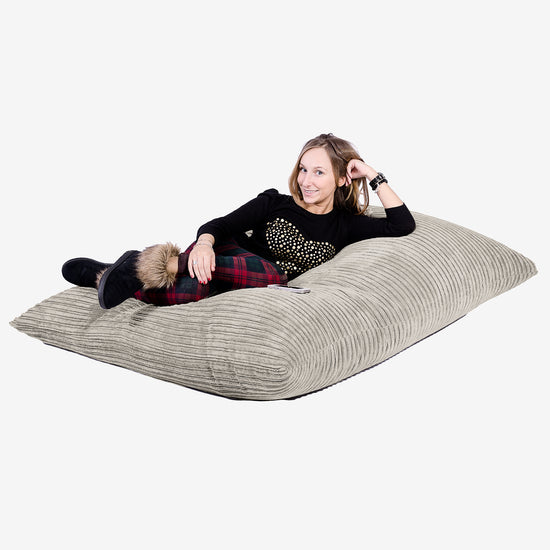 Saccosäck Kudde XXL - Klassisk Manchestertyg Minkbrun 04