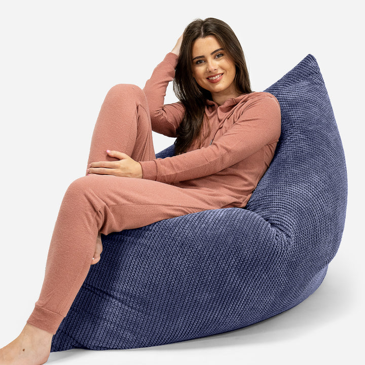 Saccosäck Kudde XXL - Pom-pom Lila 04