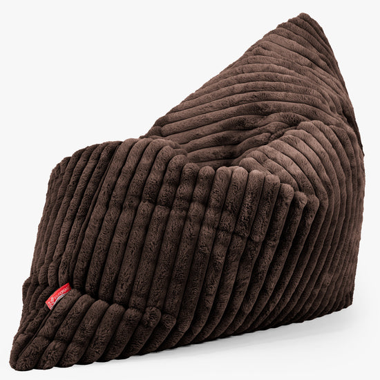 Saccosäck Kudde XXL - Ultraplyschmanchestertyg Sable 02