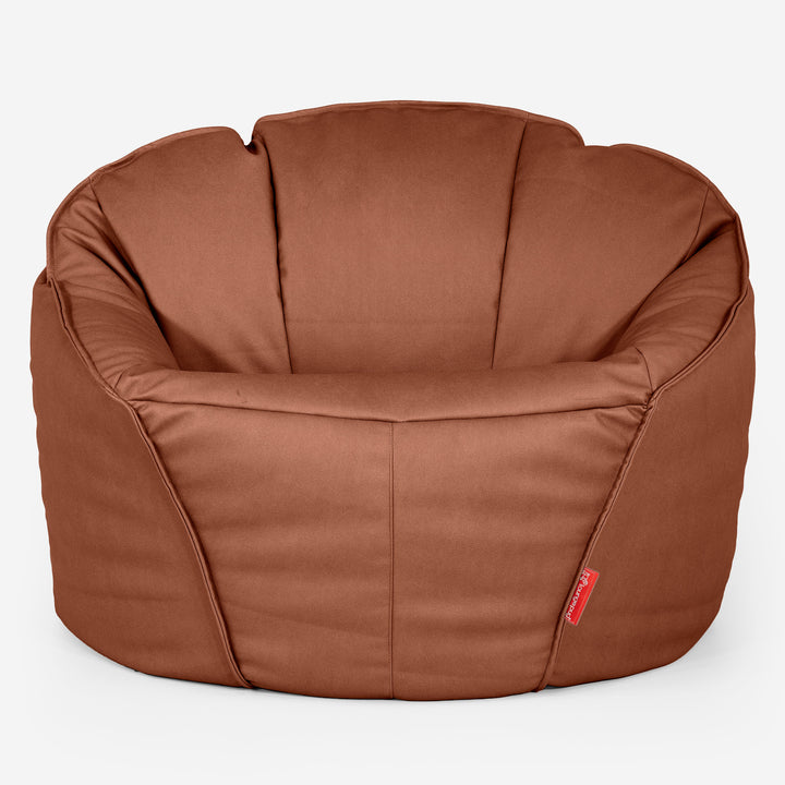 Saccosäckgamingstolen Ultimate Classic - Veganskt Läder Kastanj 02