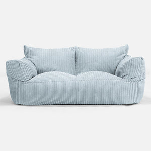 Josephine Saccosäckssoffa - Klassisk Manchestertyg Baby Blå