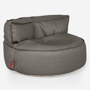 Saccosäcksoffan Chloe - Veganskt Läder Grå