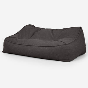Saccosäcksoffan Sloucher - Boucle Grafitgrå