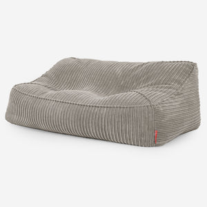 Saccosäcksoffan Sloucher - Klassisk Manchestertyg Minkbrun