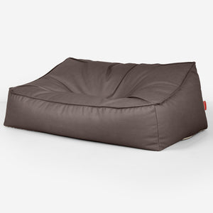 Saccosäcksoffan Sloucher - Veganskt Läder Chokladbrun