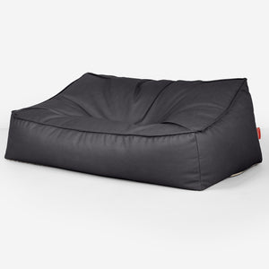 Saccosäcksoffan Sloucher - Veganskt Läder Svart