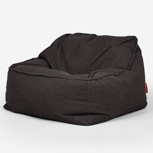Saccosäckstolen Sloucher - Boucle Grafitgrå