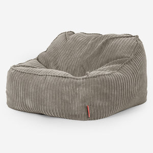 Saccosäckstolen Sloucher - Klassisk Manchestertyg Minkbrun