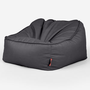 Saccosäckstolen Sloucher - Veganskt Läder Svart