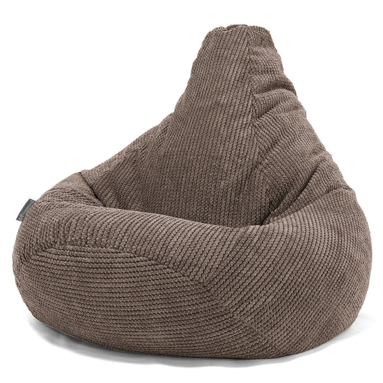 Game Fåtölj Saccosäck - Pom-pom Chokladbrun 02