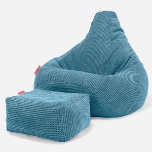 Game Fåtölj Saccosäck - Pom-pom Turkos