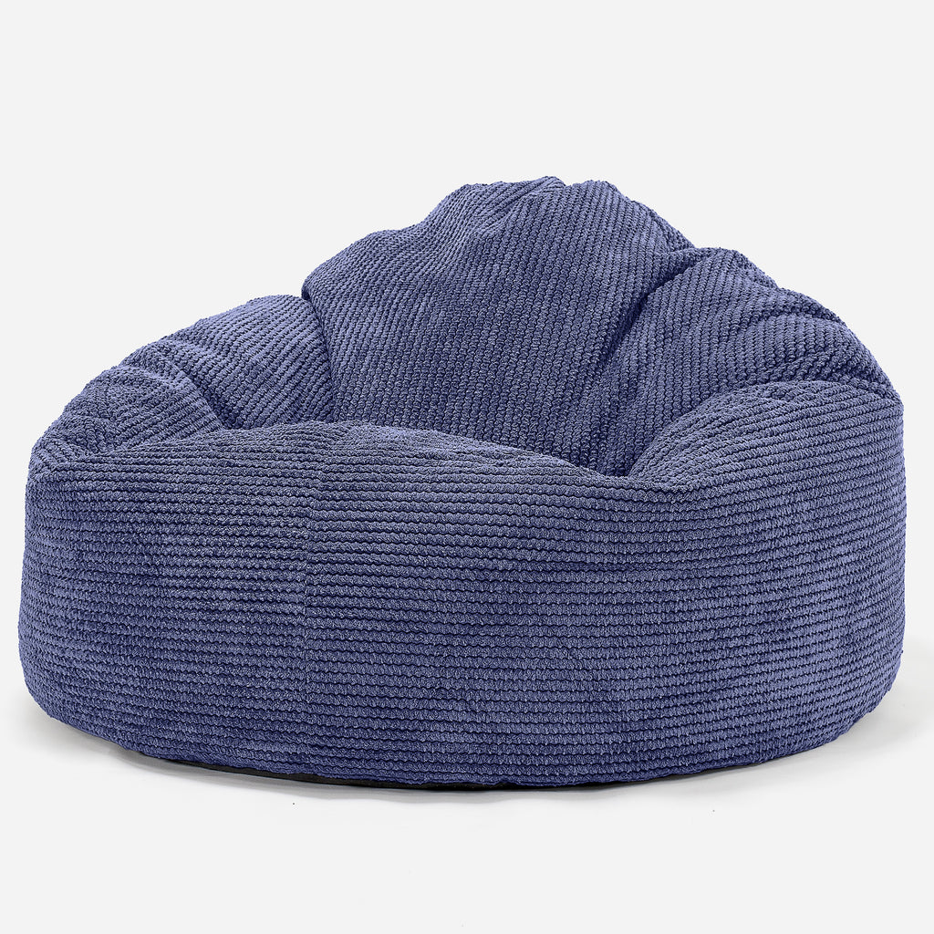 Sittsäck Stol 'Mini Mammut' - Pom-pom Lila 01