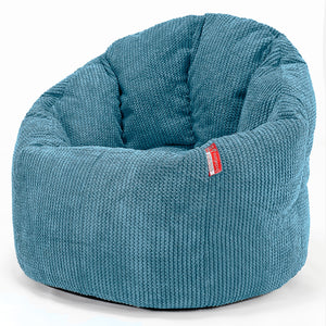 Sittsäck Fåtölj 'Kram' - Pom-pom Turkos
