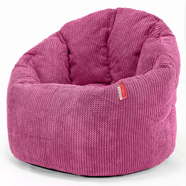 Sittsäck Fåtölj 'Kram' - Pom-pom Rosa 01
