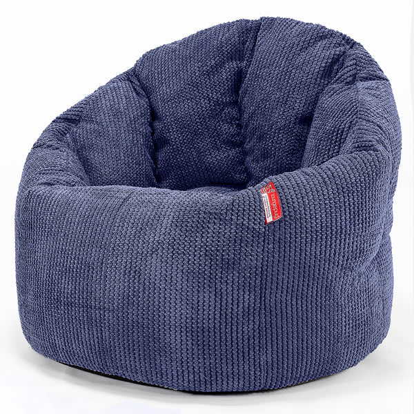 Sittsäck Fåtölj 'Kram' - Pom-pom Lila 01