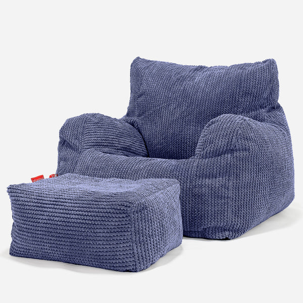 Sittsäck Fåtölj - Pom-pom Lila 01