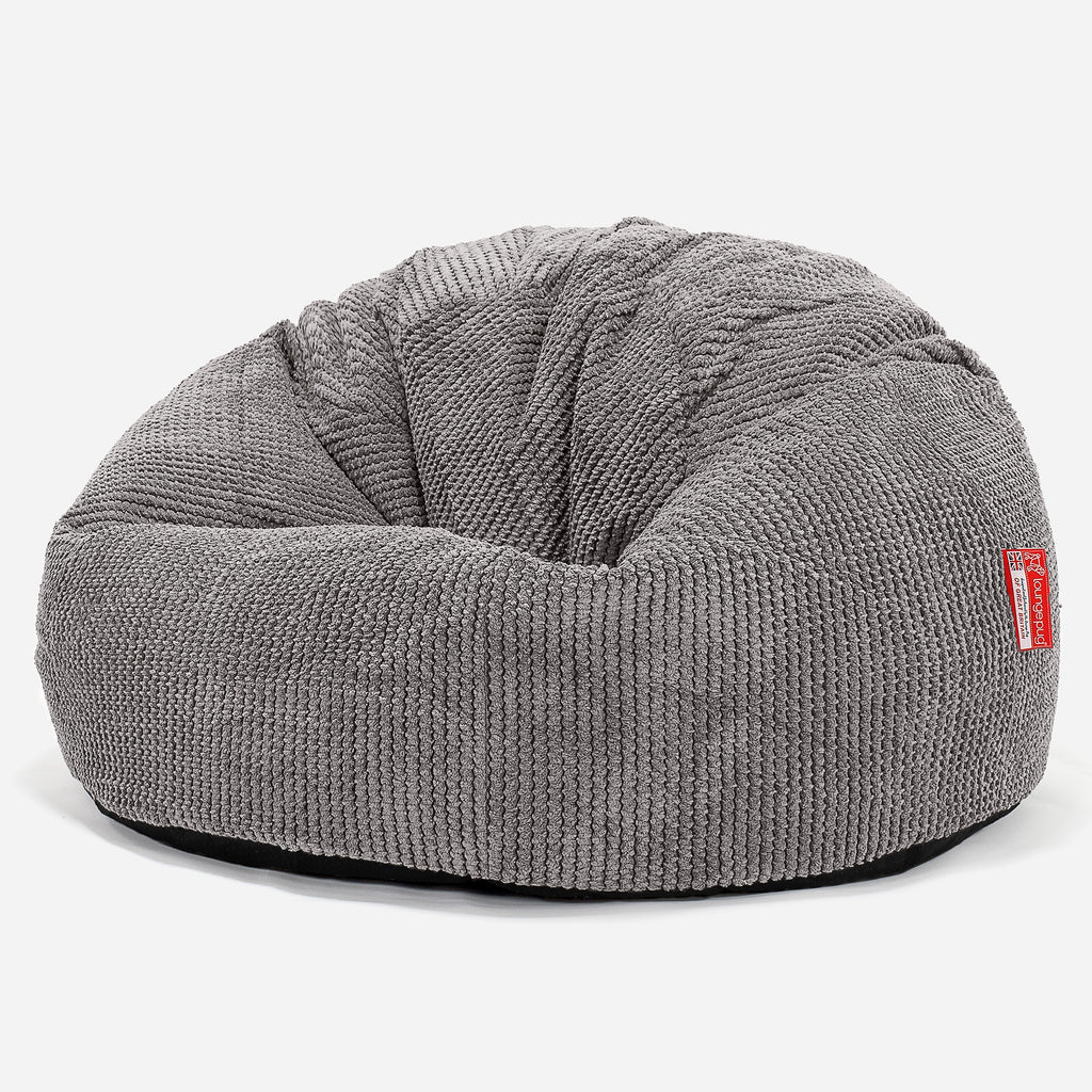 Klassisk Sittsäck Stol - Pom-pom Mörkgrå 01