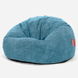Klassisk Sittsäck Stol - Pom-pom Turkos