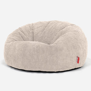Klassisk Saccosäck Soffa - Pom-pom Elfenbensvit