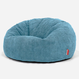 Klassisk Saccosäck Soffa - Pom-pom Turkos