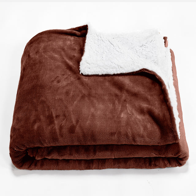 Sherpafilt - Sherpa Fleece Brun 01