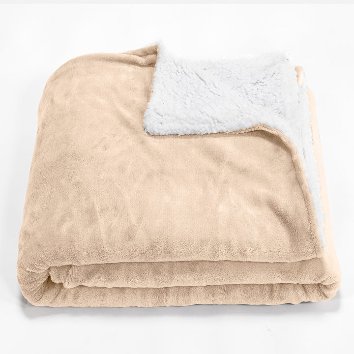Sherpafilt - Sherpa Fleece Elfenbensvit 01