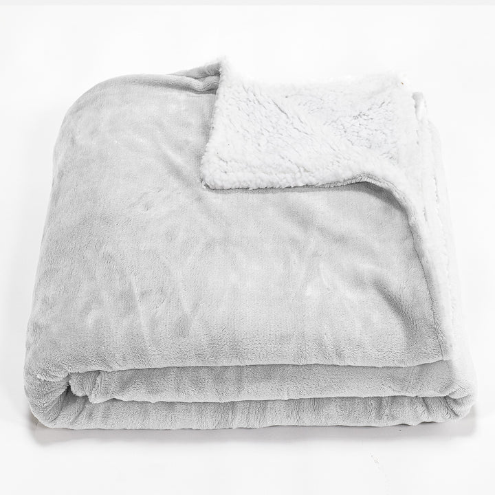 Sherpafilt - Sherpa Fleece Ljusgrå 01