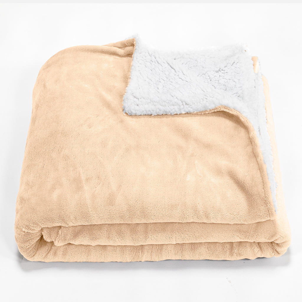 Sherpafilt - Sherpa Fleece Ljus Minkbrun 01