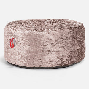 Sittpuff Rund - Vintagesammet Tryffel