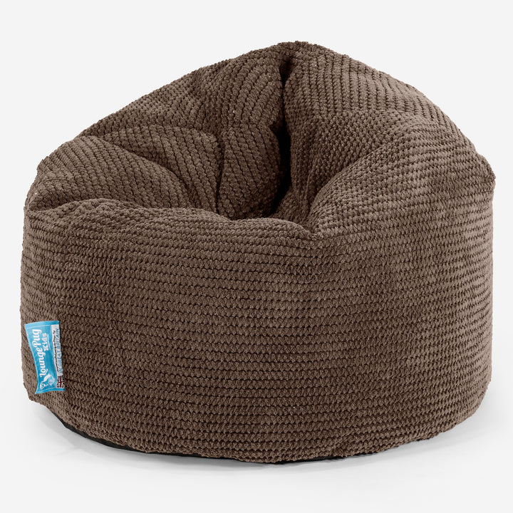 Saccosäck Barn 2-6 år - Pom-pom Chokladbrun 01