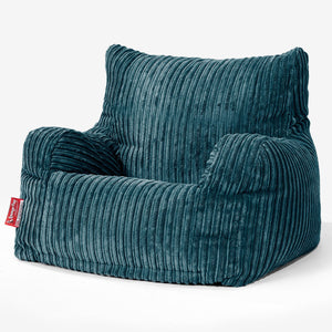 Josephine Sittsäck Fåtölj - Klassisk Manchestertyg Teal