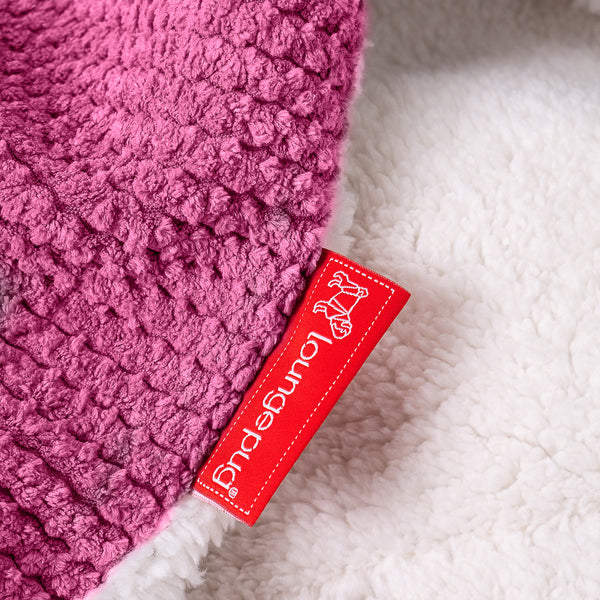 Sherpafilt - Pom-pom Rosa Fabric Close-up Image