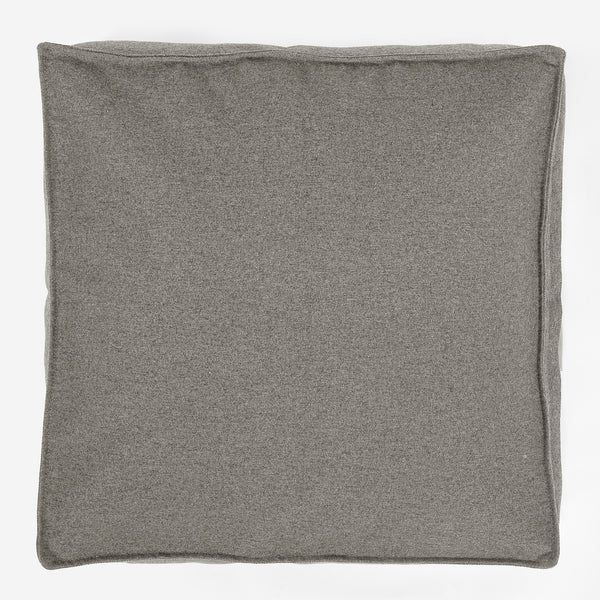 Stor Golvkudde - Interalli-ull Silverfärgad Fabric Close-up Image