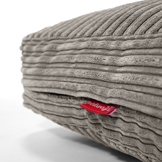 Stor Golvkudde - Klassisk Manchestertyg Minkbrun 02