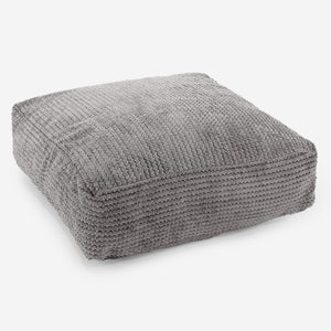 Stor Golvkudde - Pom-pom Mörkgrå