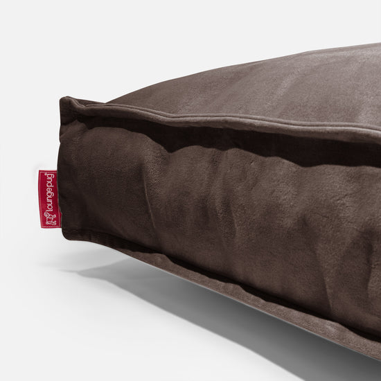 Stor Golvkudde - Sammet Espresso 04