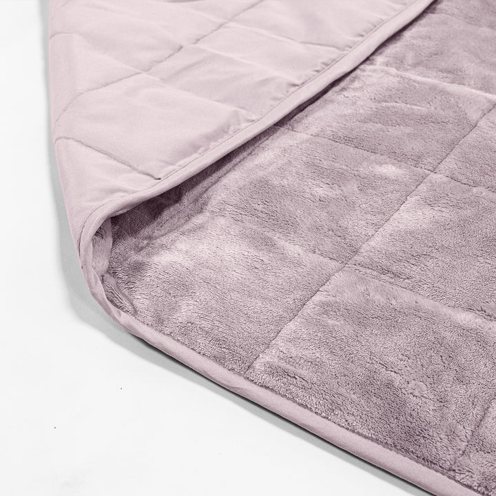 Tyngdfilt för Barn - Flanellfleece Ljusrosa 02