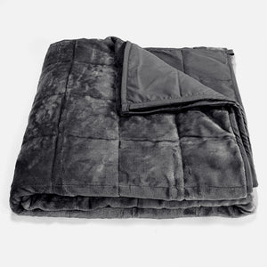 Tyngdfilt för Vuxna - Flanellfleece Grå